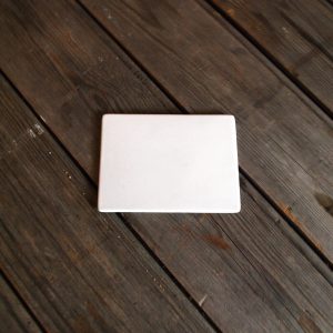 idée de support en porcelaine plaque rectangle non percée