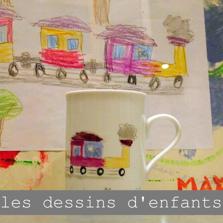 dessin sur mug porcelaine